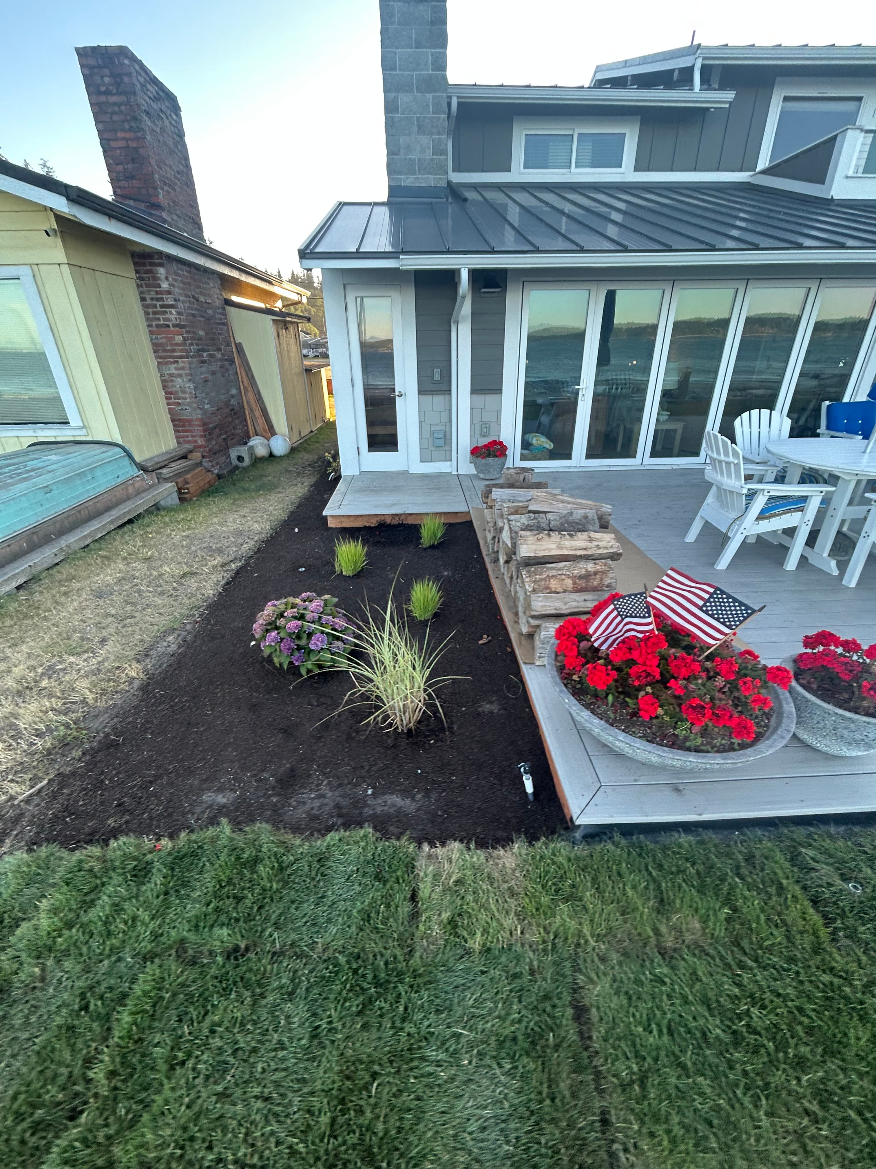 Garden Beds & Fresh Mulch — Coupeville