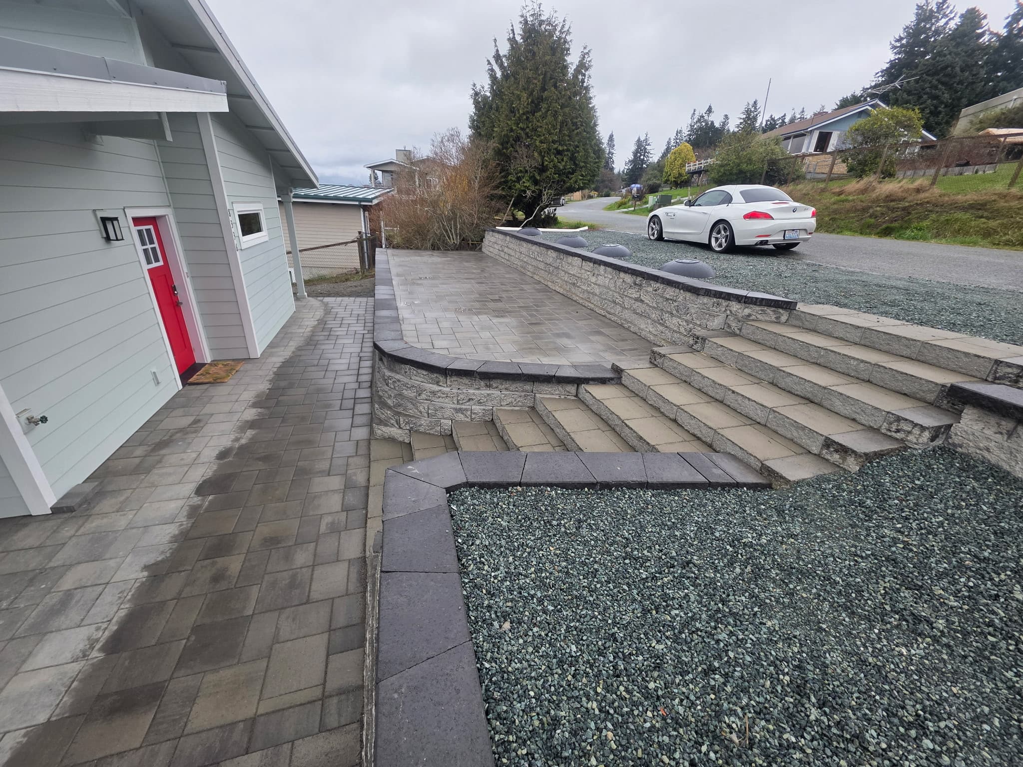 Multi-Level Paver Patio & Retaining Walls gallery 3
