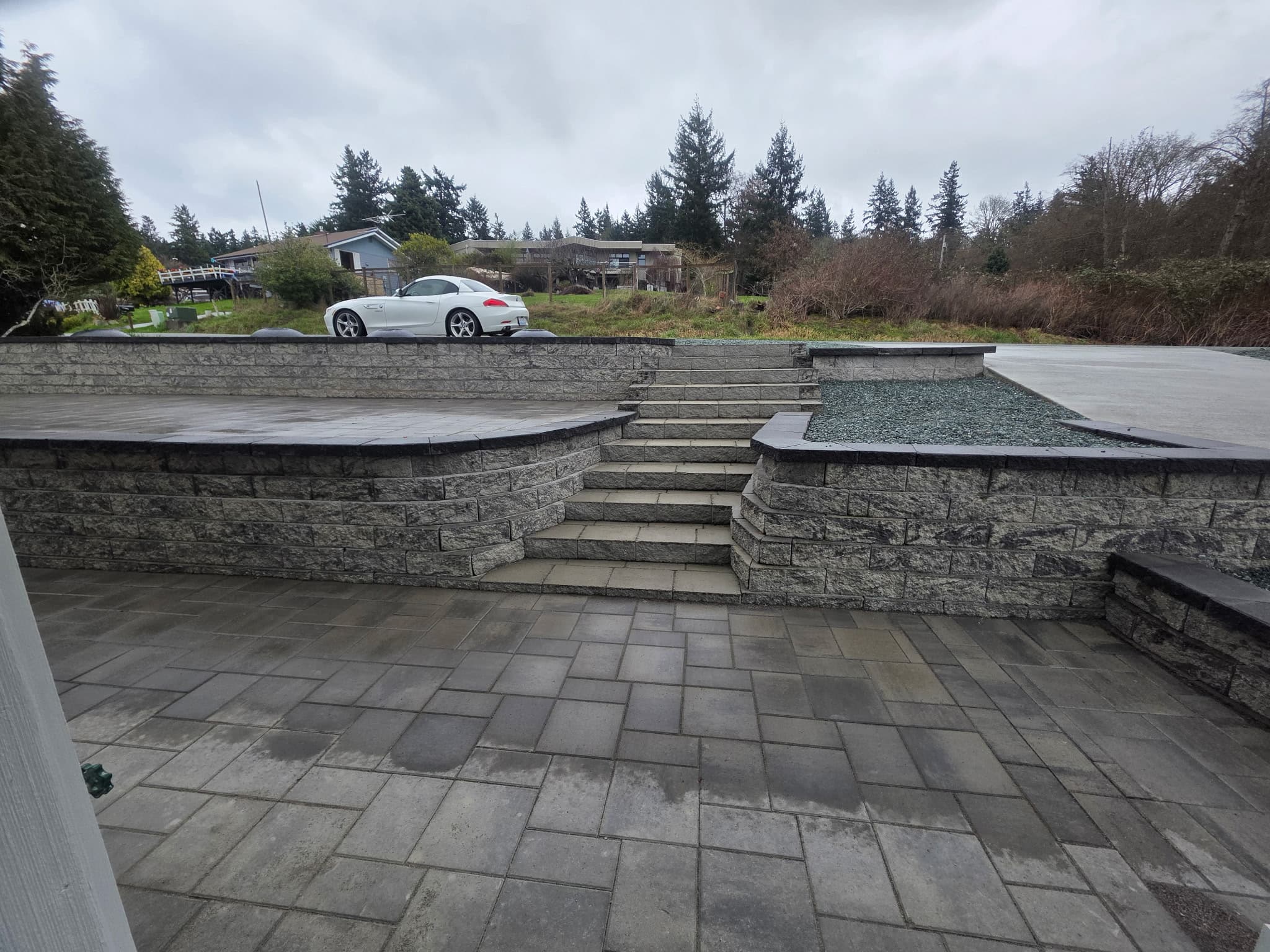 Multi-Level Paver Patio & Retaining Walls gallery 4