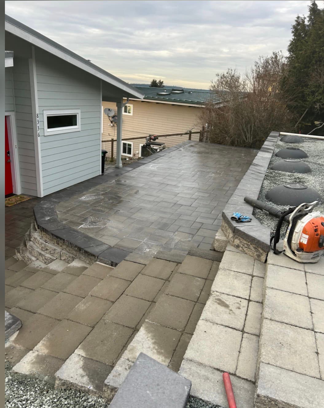 Multi-Level Paver Patio & Retaining Walls gallery 7