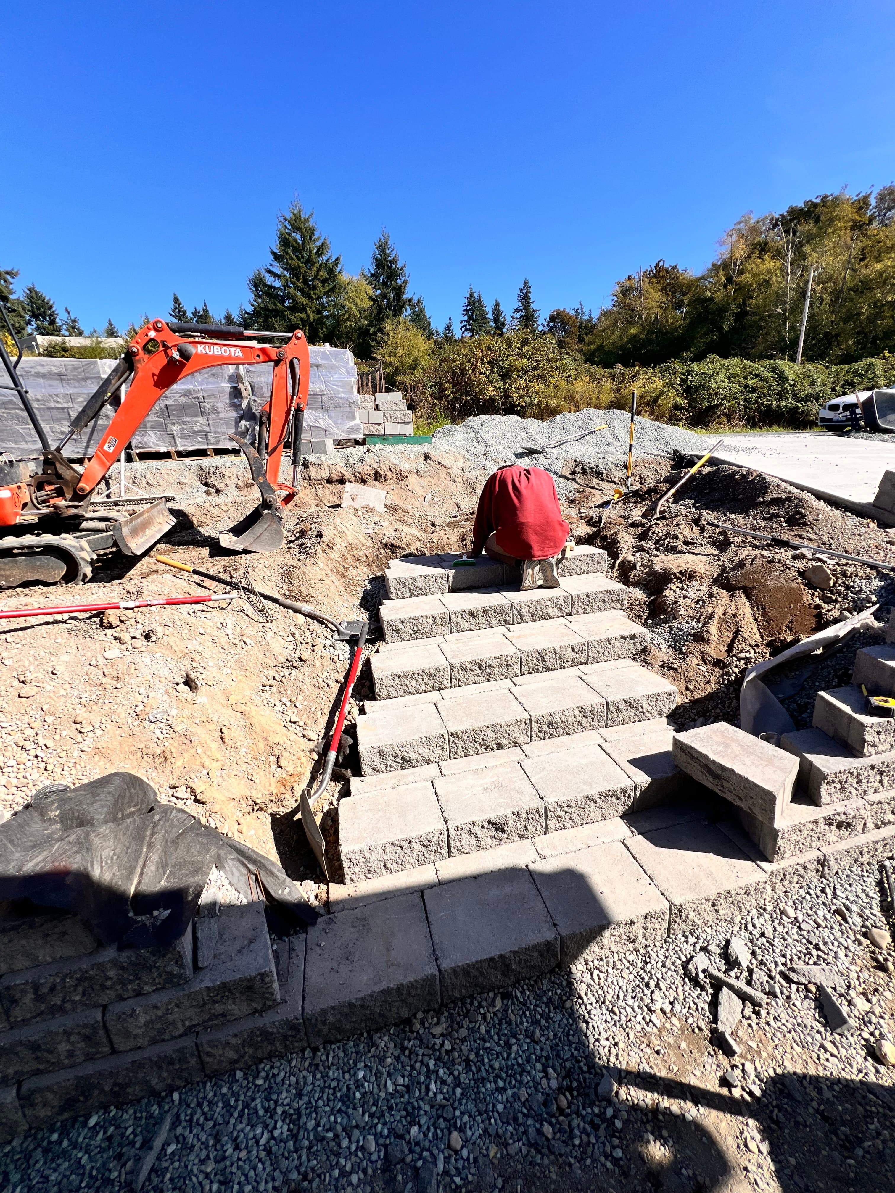 Multi-Level Paver Patio & Retaining Walls gallery 17