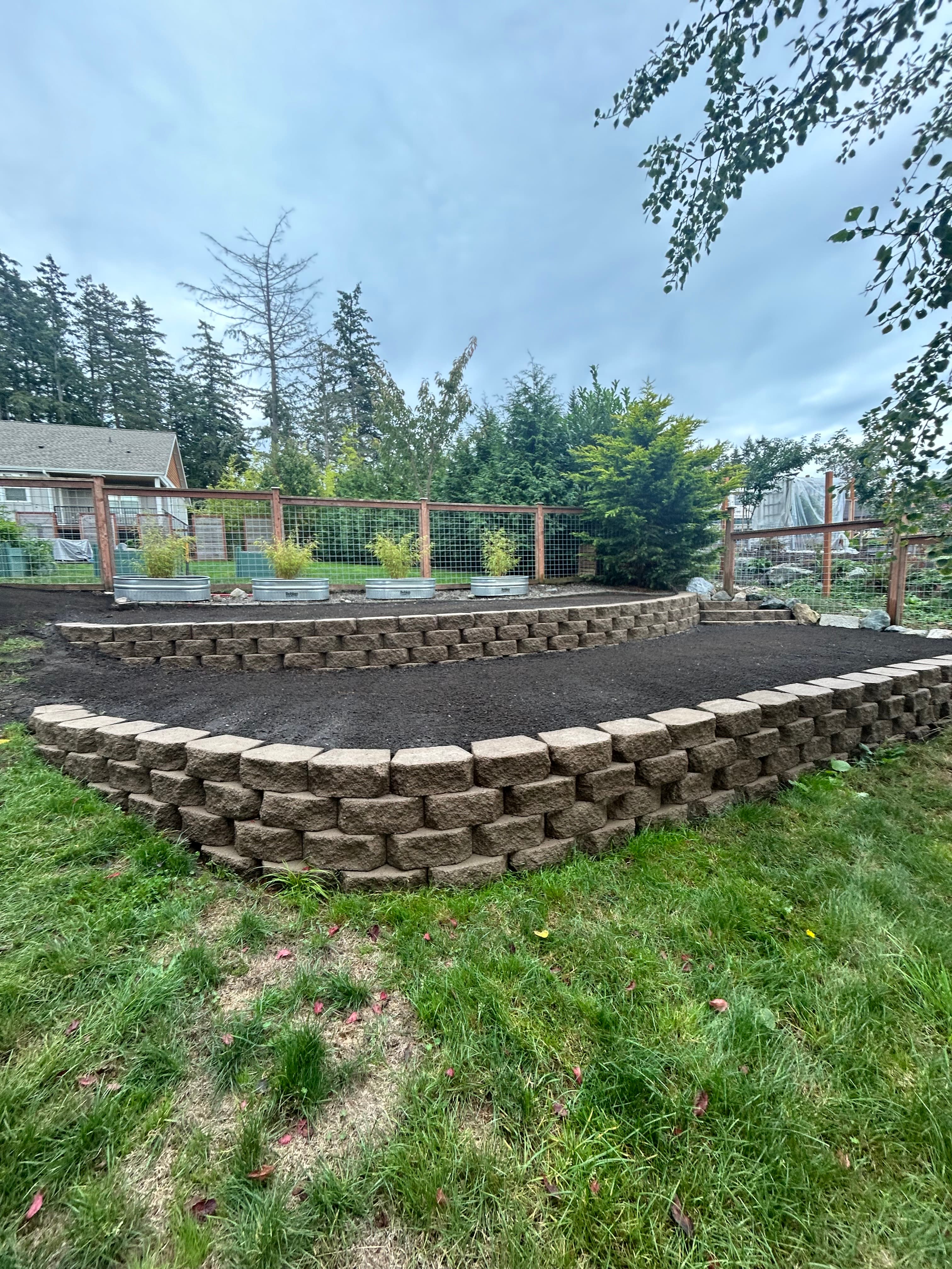 Two-Tier Retaining Wall gallery 2