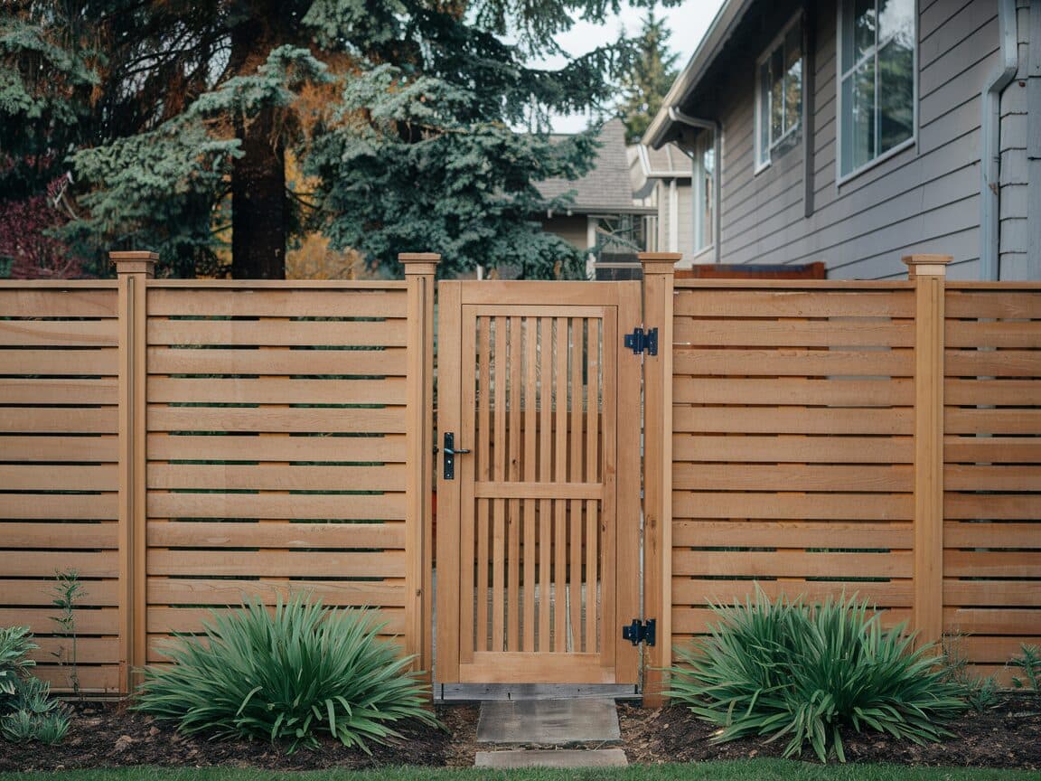 After: Rotting Fence to New Cedar