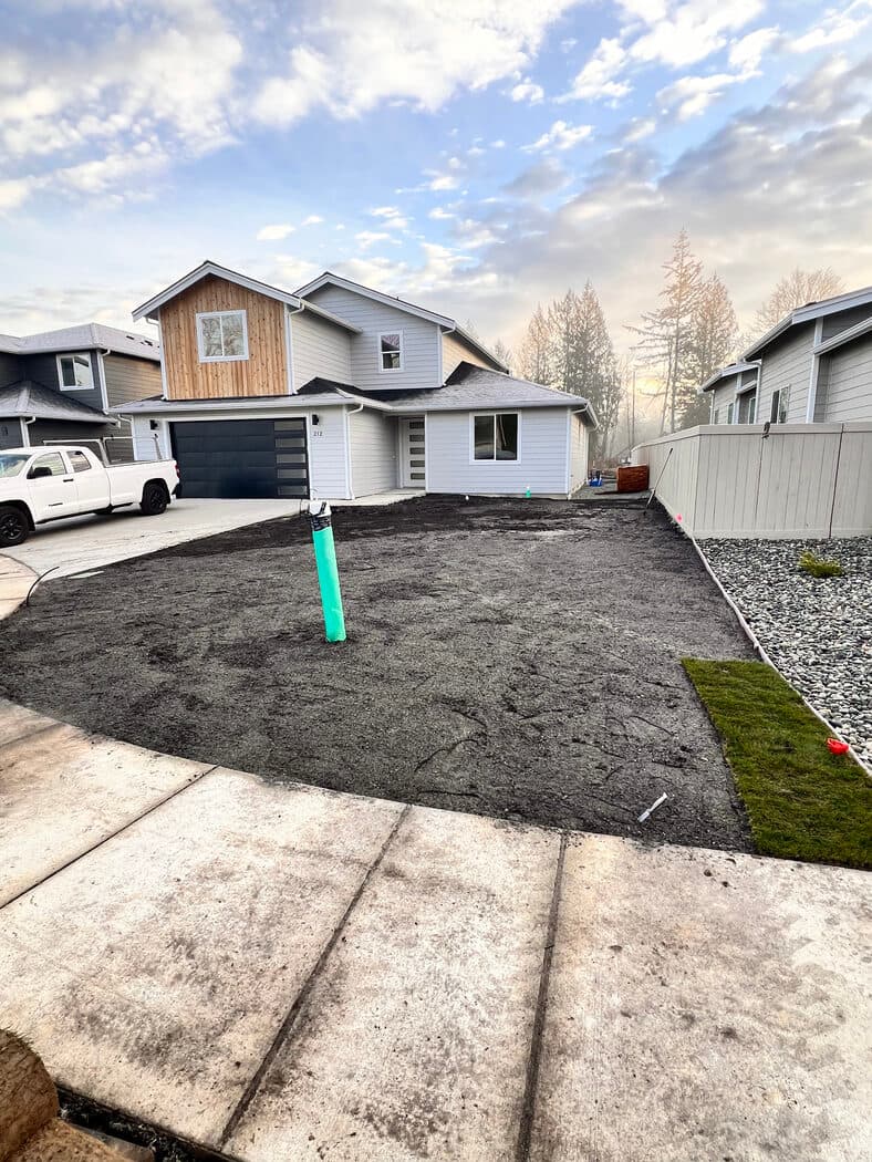 Commercial landscaping completed project