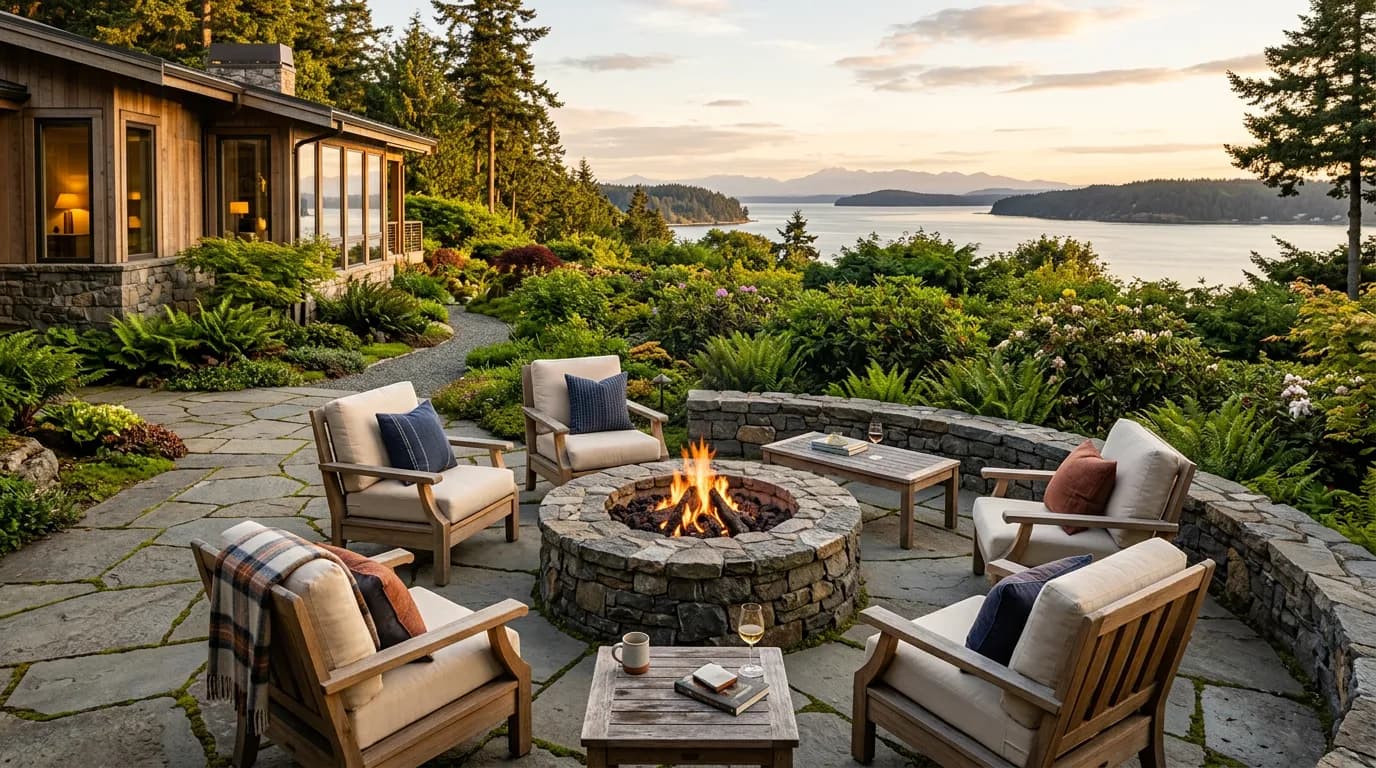Bluestone patio