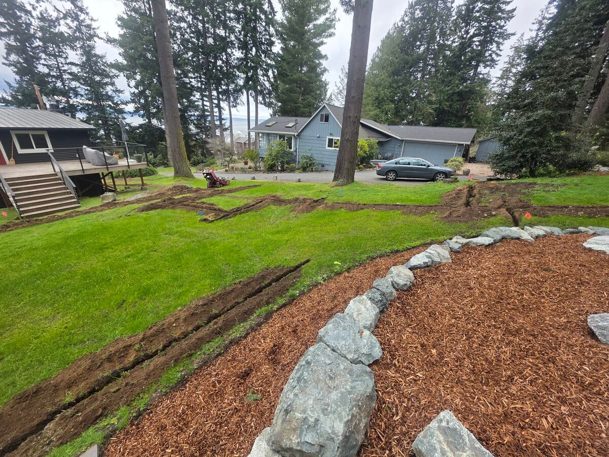 Sprinkler coverage test after installation