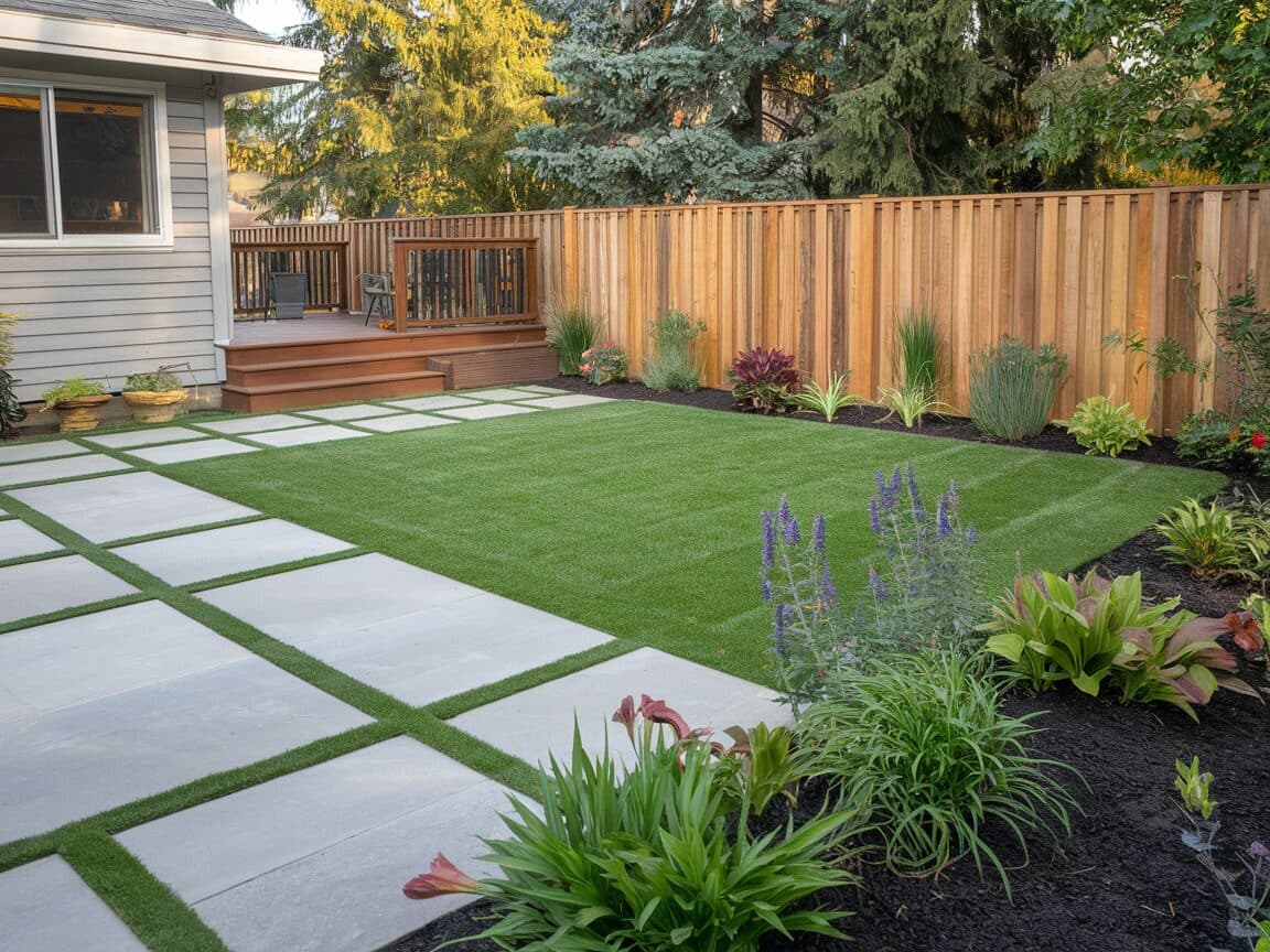After: Overgrown Backyard to Outdoor Living