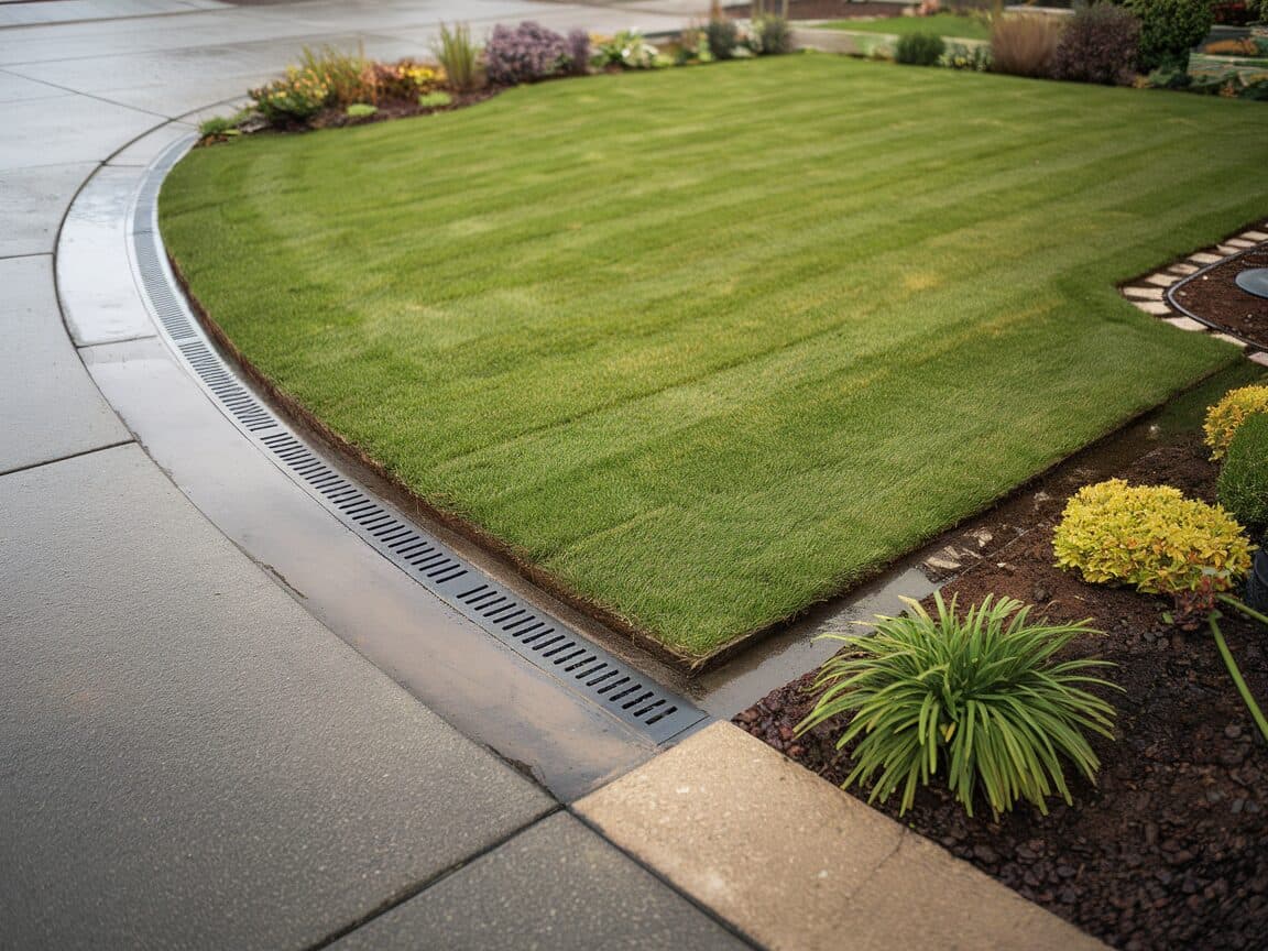 After: Flooded Yard to Proper Drainage