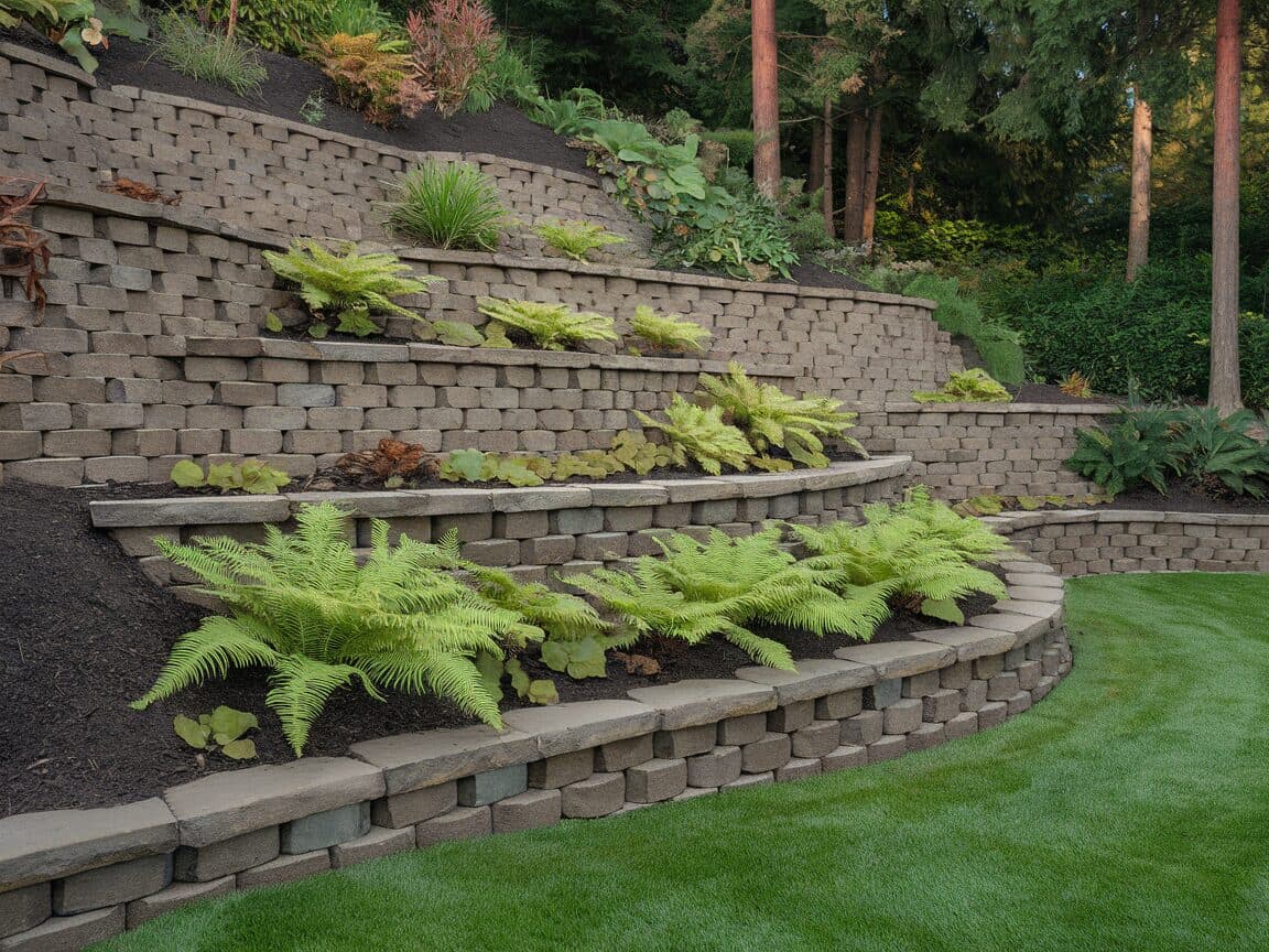 After: Eroding Slope to Terraced Walls